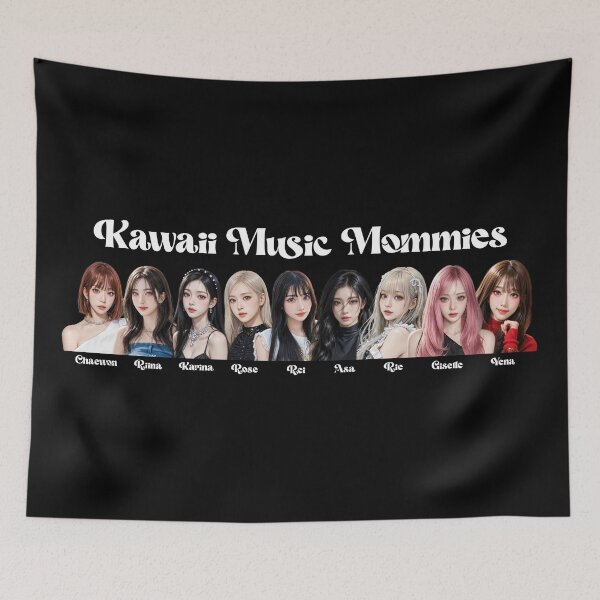 Item preview, Kawaii Music Mommies - Anime Style designed and sold by BearBeardOFire Shop.