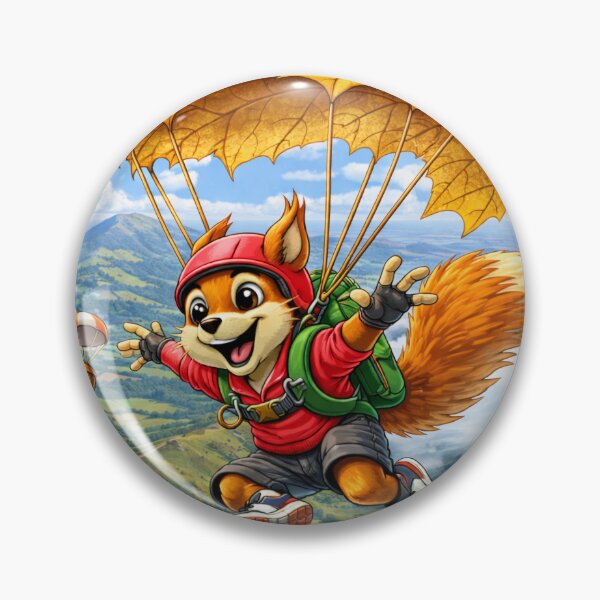 Item preview, Skydiving Squirrel Adventure designed and sold by SecretSquirrellDesigns.