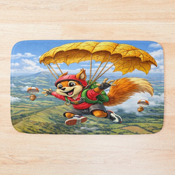 Item preview, Skydiving Squirrel Adventure designed and sold by SecretSquirrellDesigns.