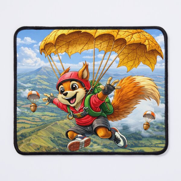 Item preview, Skydiving Squirrel Adventure designed and sold by SecretSquirrellDesigns.
