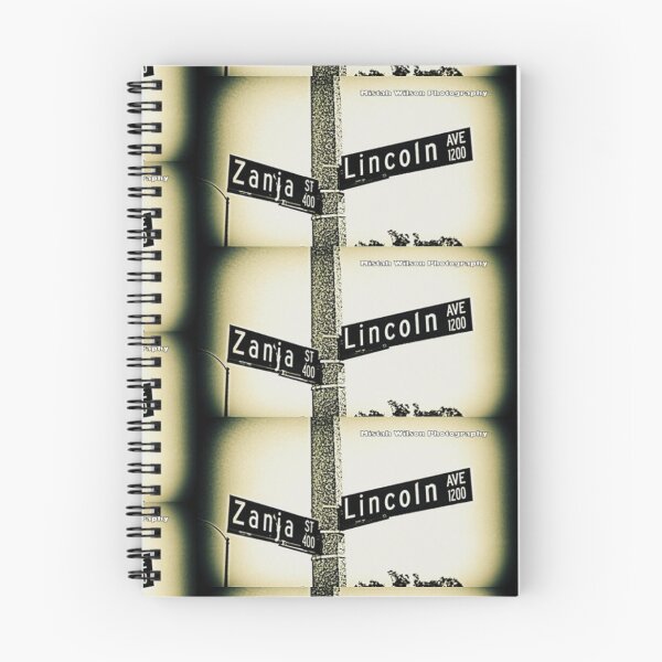 Item preview, Zanja Street & Lincoln Avenue, Pasadena, California by Mistah Wilson designed and sold by The Street Sign Store.