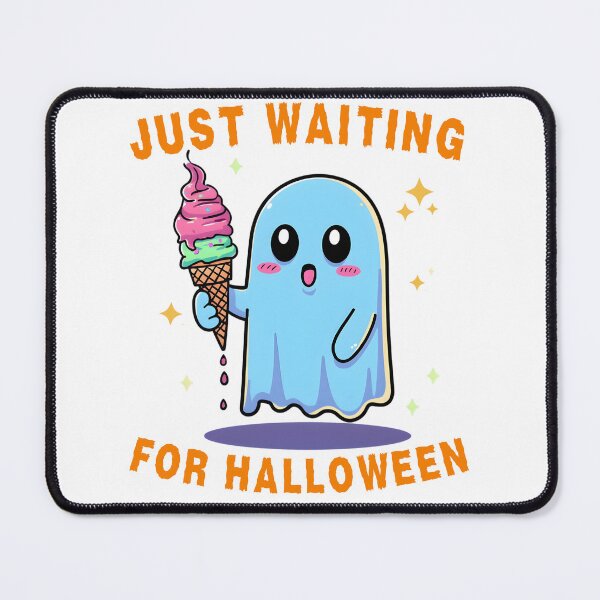 Item preview, Just Waiting For Halloween Summerween Ghost Ice Cream designed and sold by VibranPalette.