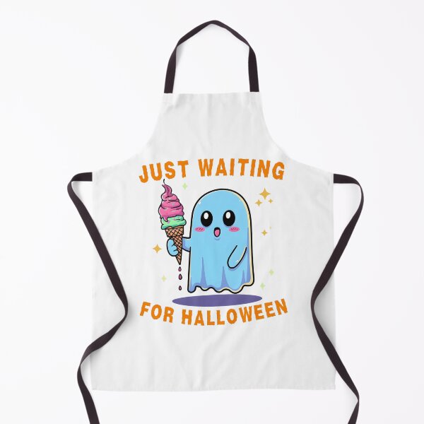 Item preview, Just Waiting For Halloween Summerween Ghost Ice Cream designed and sold by VibranPalette.