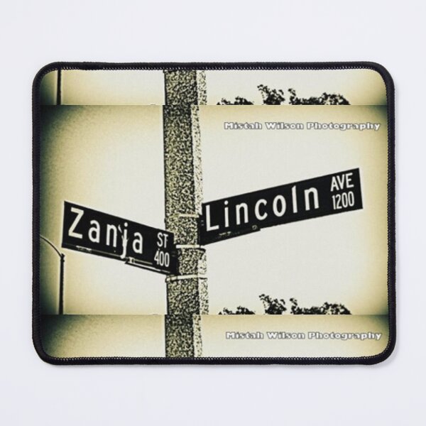 Item preview, Zanja Street & Lincoln Avenue, Pasadena, California by Mistah Wilson designed and sold by The Street Sign Store.