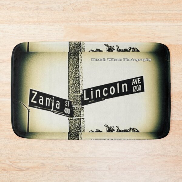 Item preview, Zanja Street & Lincoln Avenue, Pasadena, California by Mistah Wilson designed and sold by The Street Sign Store.