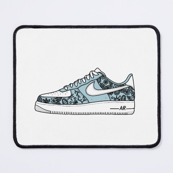 Item preview, Doodle Shoes - Blue & White designed and sold by Realmofantasy.