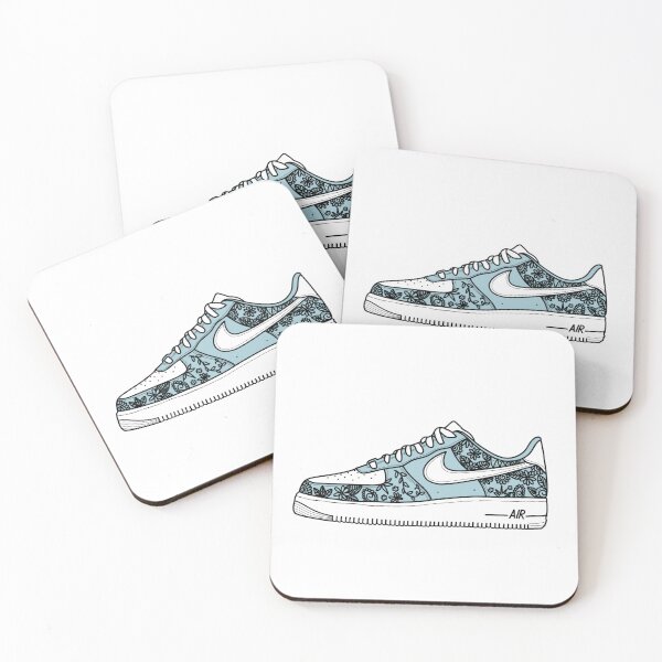 Item preview, Doodle Shoes - Blue & White designed and sold by Realmofantasy.