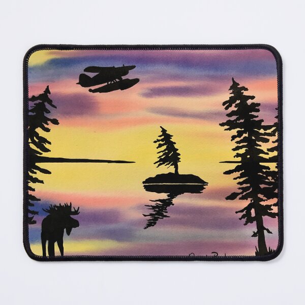 Item preview, Northern Watercolour Moose and the Norseman designed and sold by theclevercorvid.