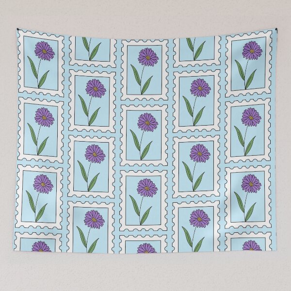 Item preview, September Birth Flower - Aster designed and sold by emlonix-design.