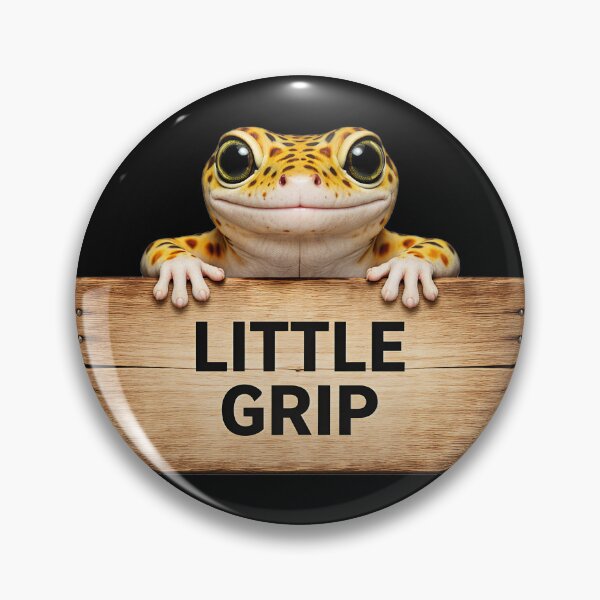 Item preview, Little Grip Leopard Gecko Cute Reptile Sticker designed and sold by EimSol.