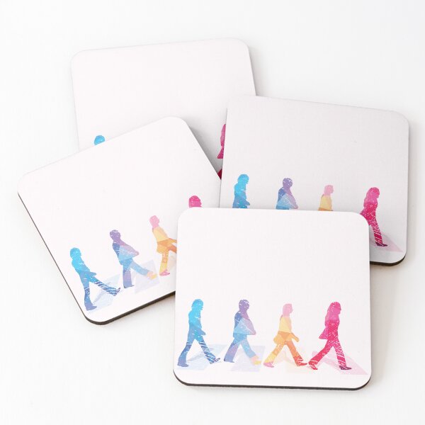 Item preview, The Beatles on Abbey Road Street Art Album Cover designed and sold by unrealindeed.
