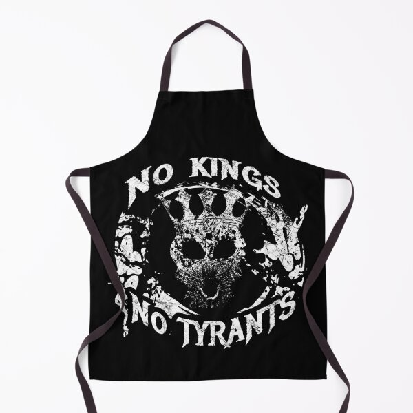 Item preview, No Kings No Tyrants - Powerful Anti Fascist skull design | White designed and sold by ZechJohnRB.