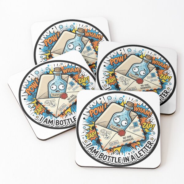 Item preview, I Am Bottle In A Letter  Sticker designed and sold by Imaginarium of Chaos falcon88 .