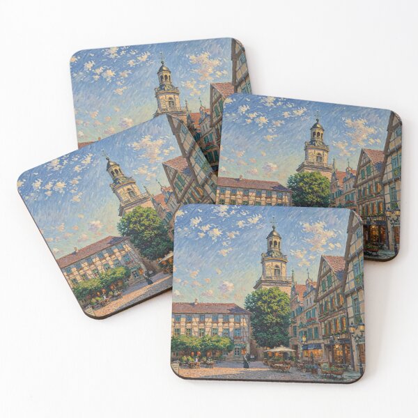 Item preview, Rinteln, market square with St. Nikolai Church designed and sold by sid1802.