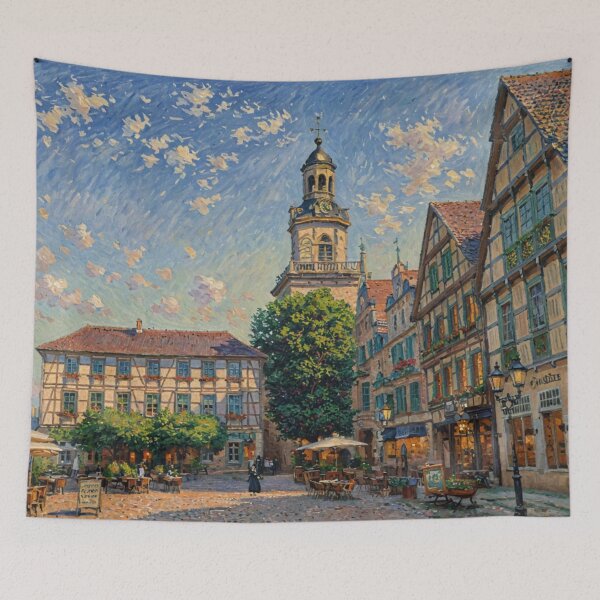 Item preview, Rinteln, market square with St. Nikolai Church designed and sold by sid1802.