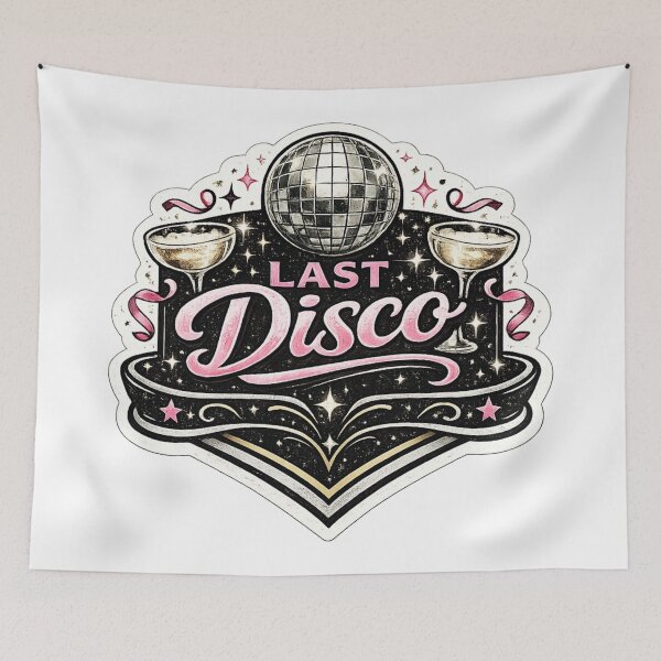 Item preview, Last Disco Bachelorette Party Disco Bride Design designed and sold by CLOUTKULT.