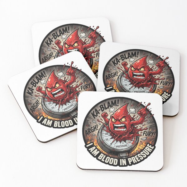 Item preview, I Am Blood In Pressure Stress Meme Sticker designed and sold by Imaginarium of Chaos falcon88 .