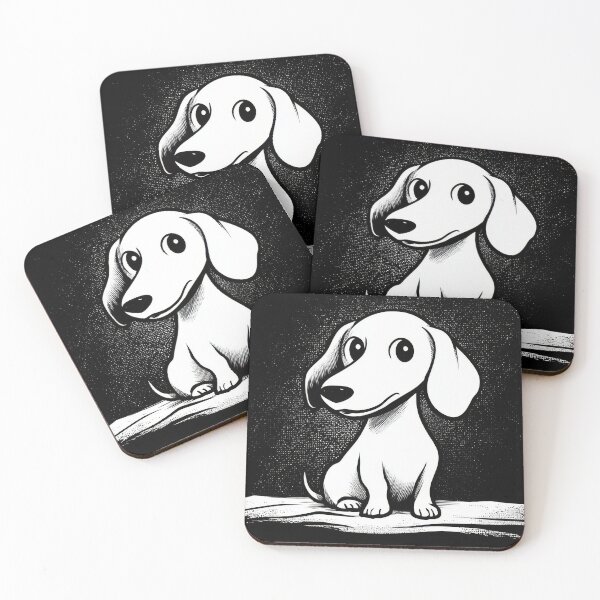 Item preview, Cute dog sitting on a flat surface designed and sold by anytka.