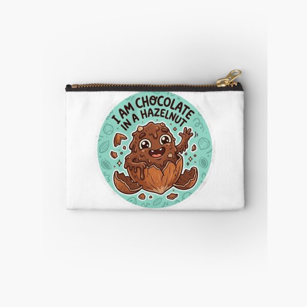 Item preview, I Am Chocolate In A Hazelnut Cute Absurd Sticker designed and sold by Imaginarium of Chaos falcon88 .