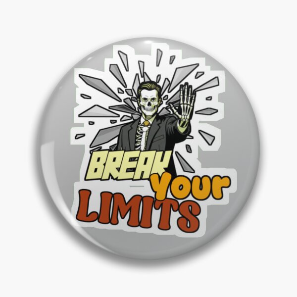 Item preview, Break Your Limits Skeleton Businessman Motivation Glass Shatter designed and sold by ArtdesignsA.