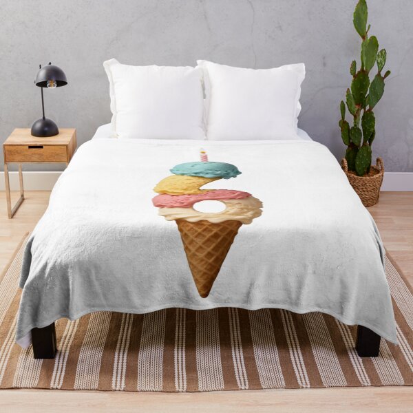 Item preview, Ice Cream Number 6 Birthday Art designed and sold by DariaOltes.
