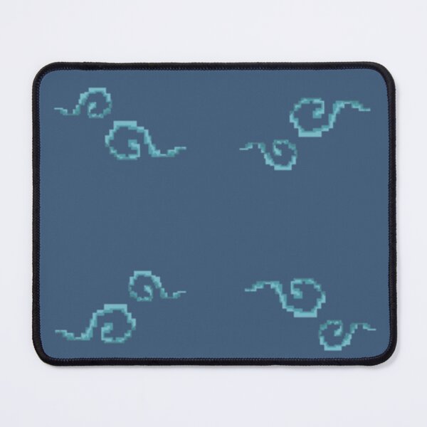 Item preview, Waves on light blue background. Pixel art. designed and sold by YaroshMaria.