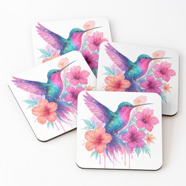 Item preview, Floral Hummingbird Radiance designed and sold by Med-th-ewolf.