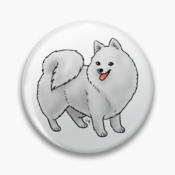 Item preview, Dog - Volpino Italiano - White designed and sold by Jennifer Stolzer.