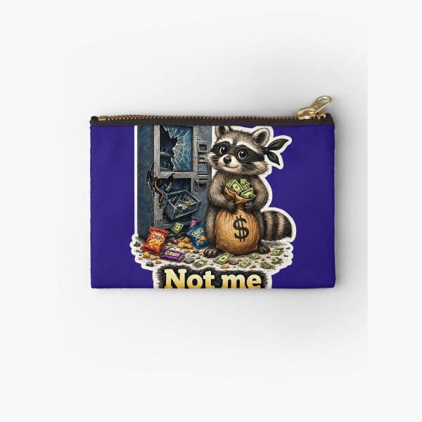 Item preview, Raccoon Thief Not Me Sticker – Funny Guilty Bandit Animal Humor Art designed and sold by Felixuss.