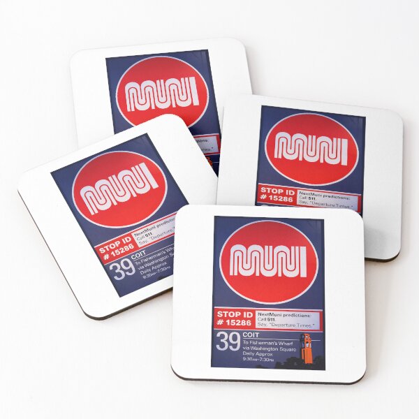 Item preview, SF Muni Bus Stop. 39 Coit line. designed and sold by StopRequest.