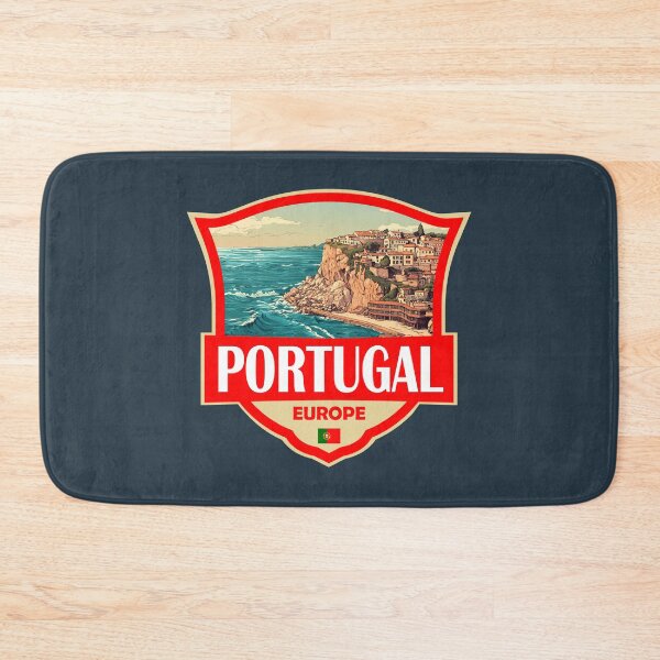 Item preview, Portugal Illustration Retro Badge designed and sold by KrisSidDesigns.