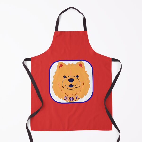 Item preview, Chow Chow head with Chinese name - minimalist graphic icon designed and sold by ArtEllary.