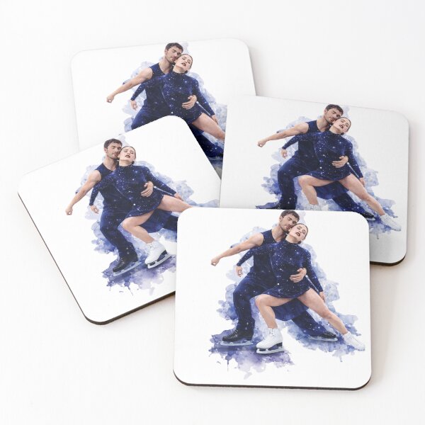 Item preview, Ice Dance Couple ( watercolor) – Guillaume Cizeron Laurence Fournier  designed and sold by origin-arthouse.