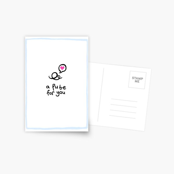 Romancing The Pube Postcard