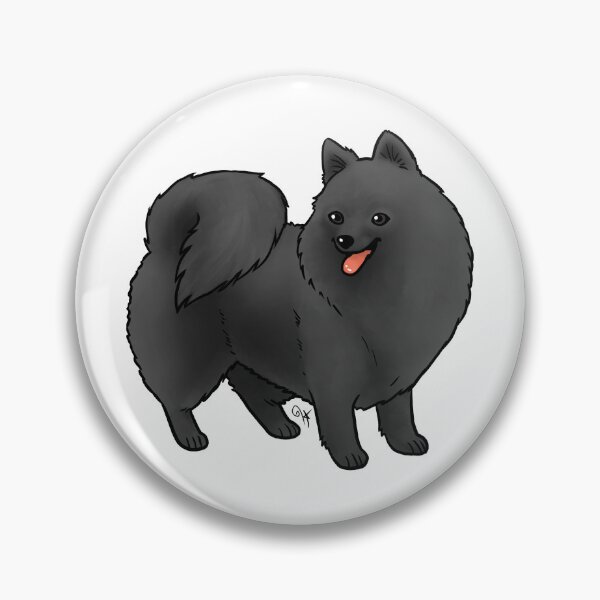 Item preview, Dog - Volpino Italiano - Black designed and sold by Jennifer Stolzer.
