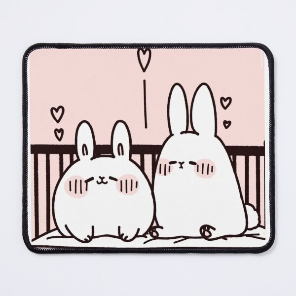 Item preview, Cute Bunny Couple – Kawaii Love Aesthetic designed and sold by EchoWave11.