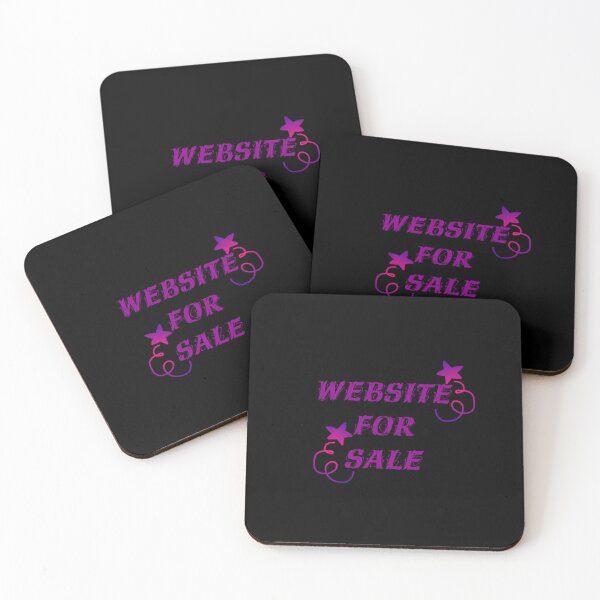 Item preview, Stellar "Website For Sale" - Dreamy Purple Stars & Neon Web Design designed and sold by Yasmine Mohammed.
