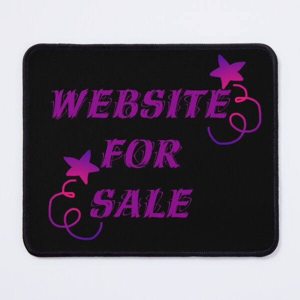 Item preview, Stellar "Website For Sale" - Dreamy Purple Stars & Neon Web Design designed and sold by Yasmine Mohammed.