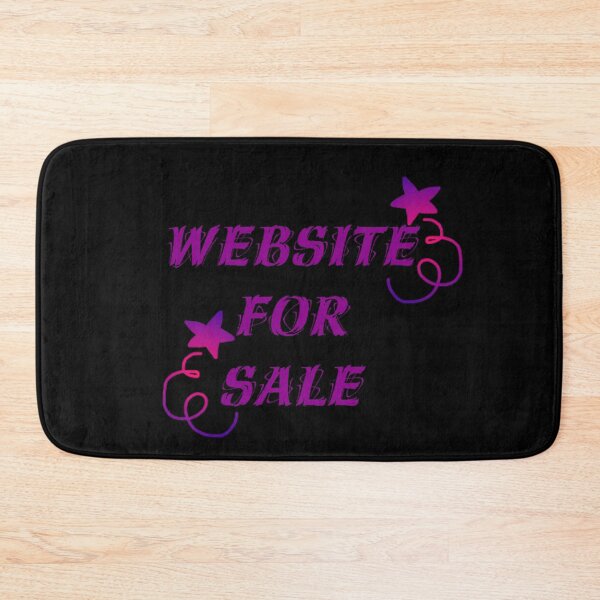 Item preview, Stellar "Website For Sale" - Dreamy Purple Stars & Neon Web Design designed and sold by Yasmine Mohammed.