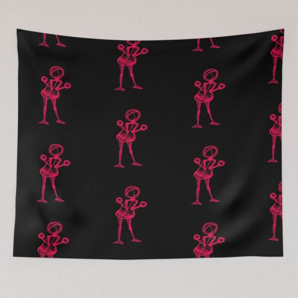 Item preview, Funny Stick Figure Pose | Red Sketch Character | Minimalist Humor Drawing  designed and sold by Pryhozha.