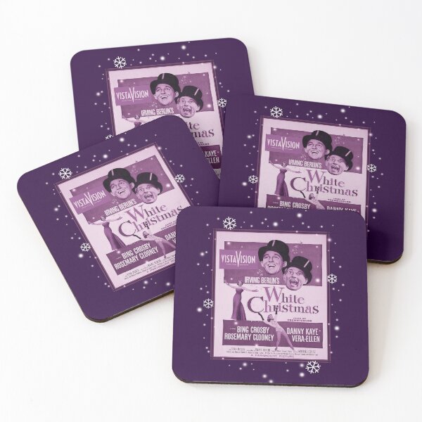 Item preview, White Christmas Festive Purple designed and sold by Normbot2000.