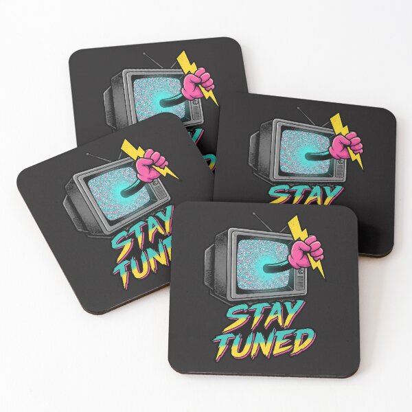 Item preview, Retro Stay Tuned Pop Vibes designed and sold by AwesomeBeyondLimits.