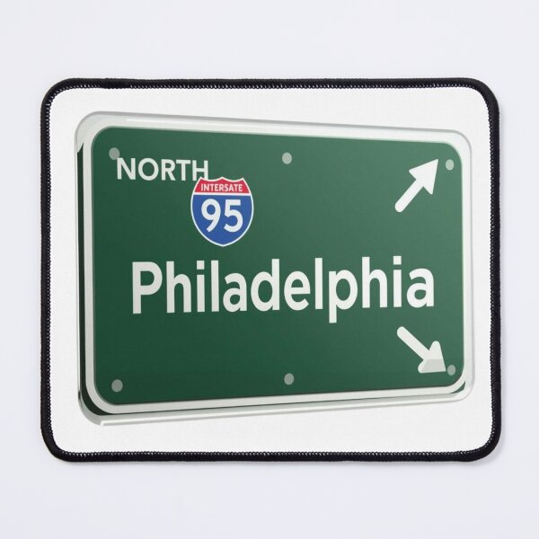 Item preview, Philadelphia road sign designed and sold by ZERO9968.
