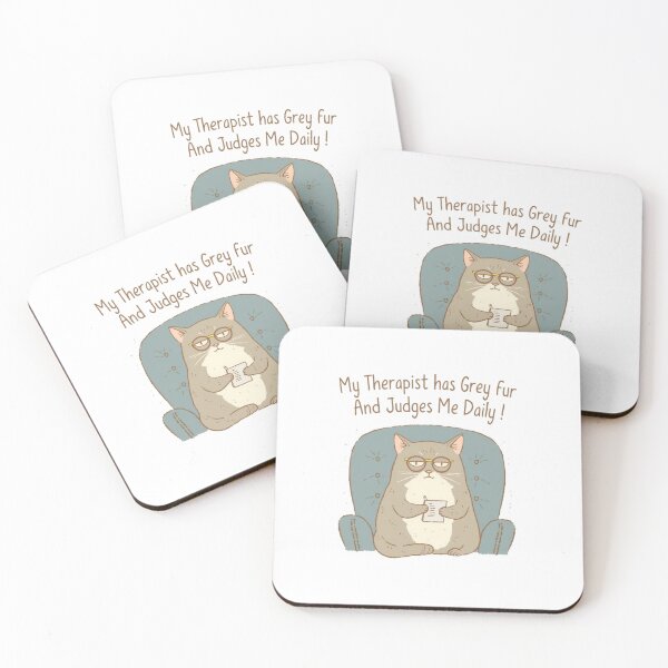 Item preview, Funny British Shorthair Shirt | My Therapist Has Grey Fur  And Judges Me Daily | Cat Mom Dad Gift | British Shorthair Owner Tee designed and sold by PrintOrbitLab.