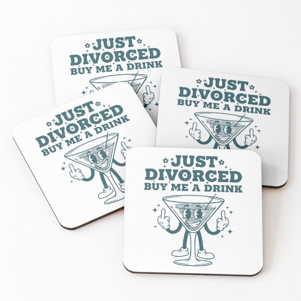 Item preview, Divorce Just Divorced Buy Me A Drink Party Humor designed and sold by LuminOrb.