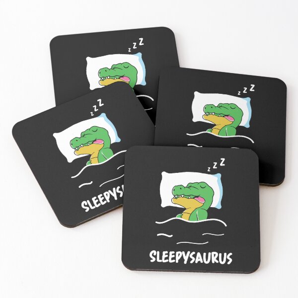 Item preview, Sleepysaurus Dino Sleeping Funny Quote Dinosaur designed and sold by Lenny Stahl.