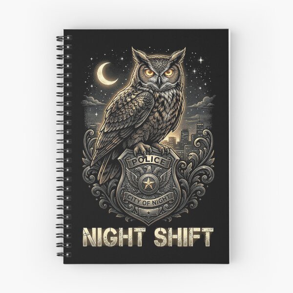 Item preview, Police Night Shift Owl designed and sold by SayIt-Wear.