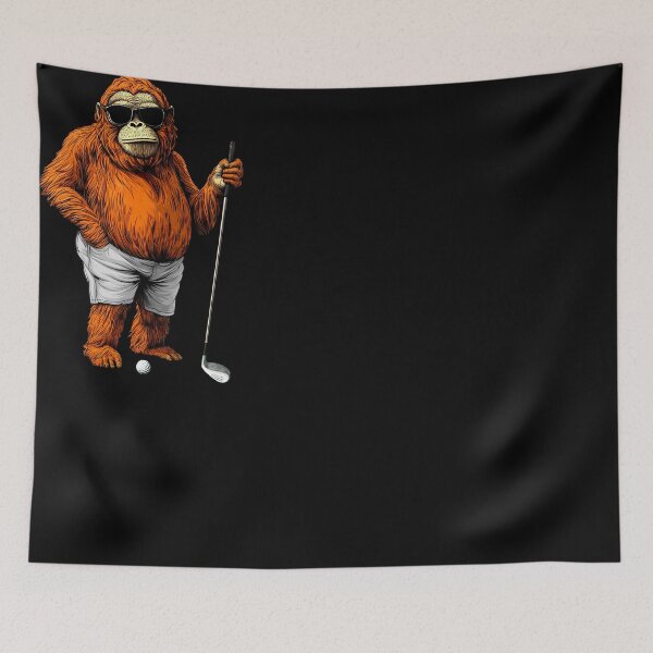Item preview, Golf orangutan designed and sold by Soulskier.