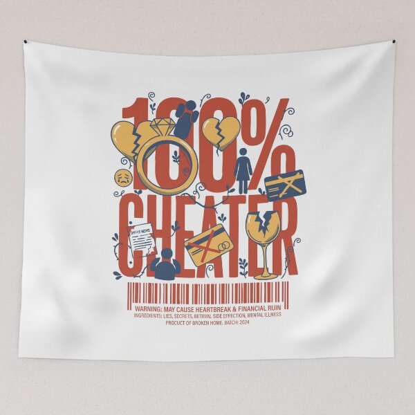 Item preview, Divorce Party Finally Divorced 100 Percent Cheater designed and sold by LuminOrb.