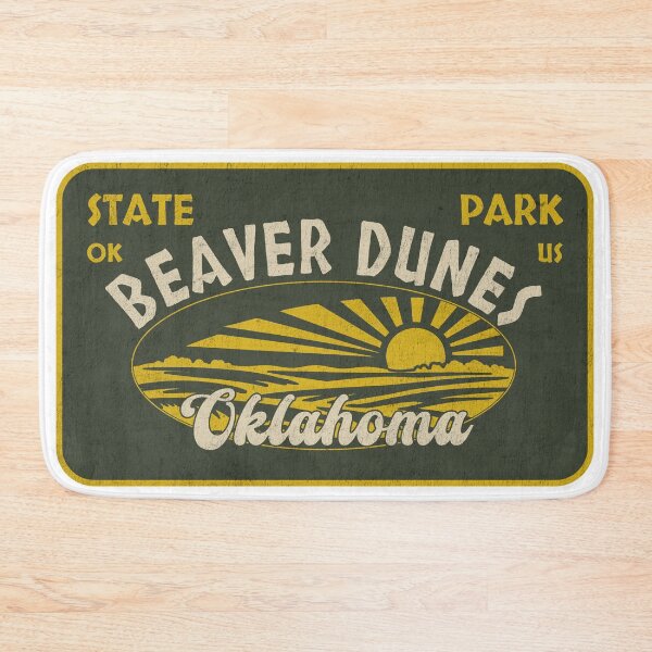 Item preview, Beaver Dunes State Park, Oklahoma, badge design designed and sold by Wanderful-roads.